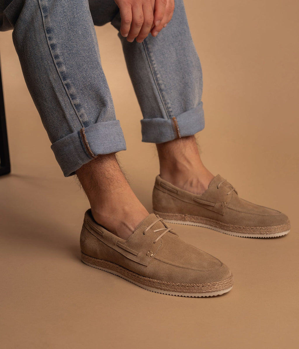 Chaussure bateau Marin sable