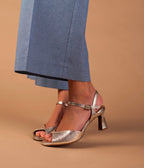 Sandale Pima platine