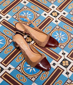 Escarpin slingback Denitsa taupe