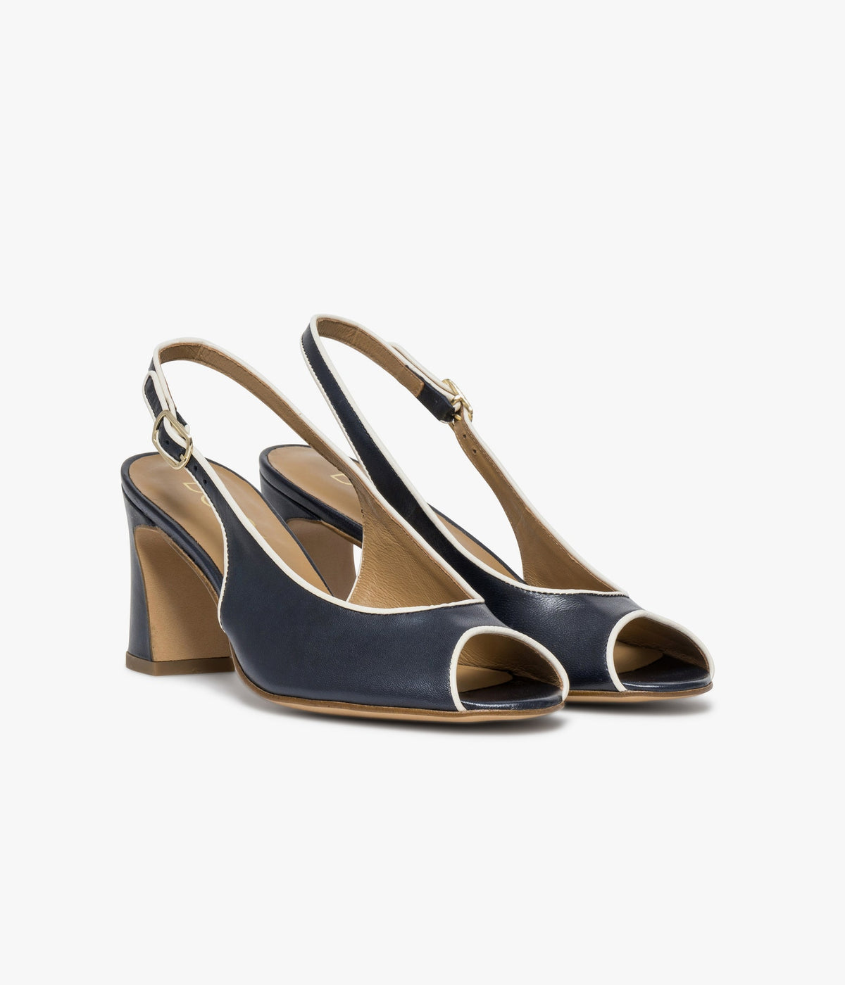 Escarpin slingback Diane marine