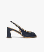 Escarpin slingback Diane marine