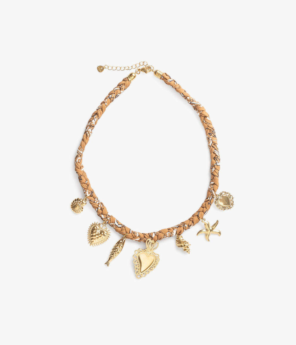 Collier Kamae camel