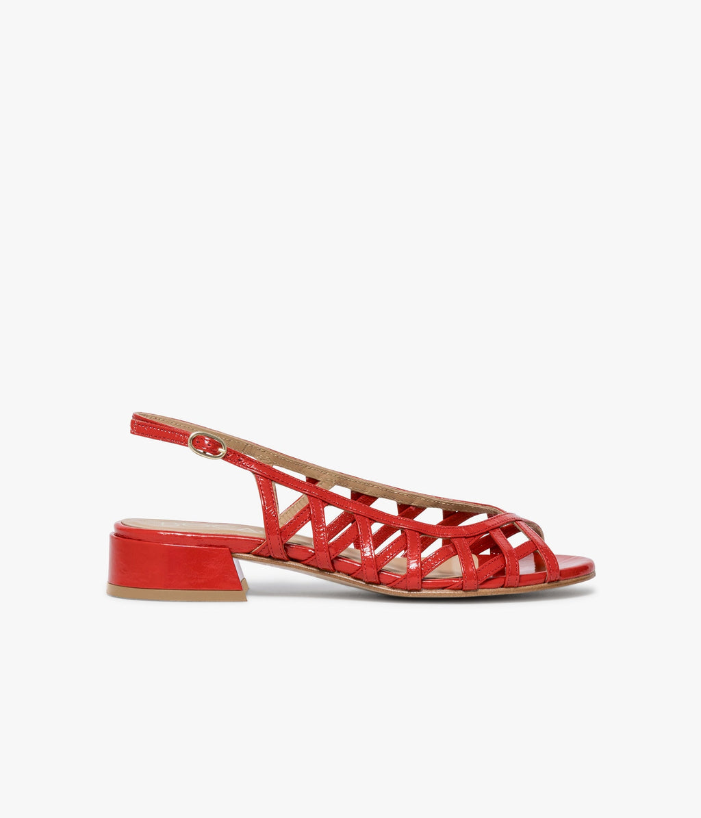 Sandale Nala coquelicot