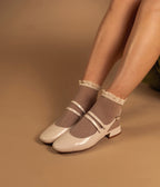 Ballerine Slingback Synthia écru