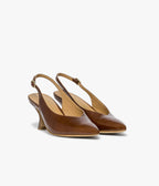 Escarpin Slingback Claudy camel