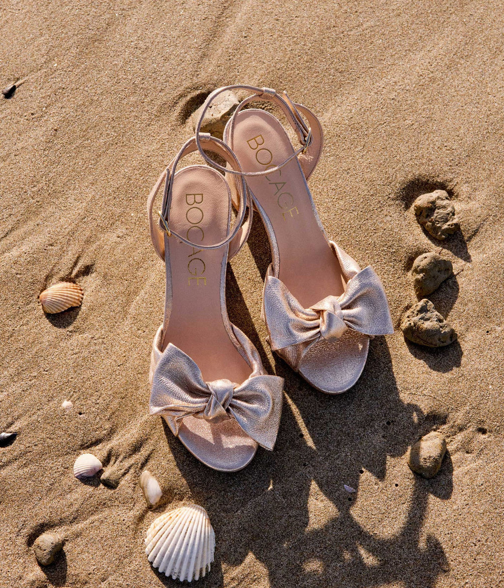 Sandale Pivoine platine