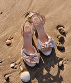 Sandale Pivoine platine