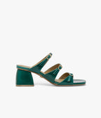 Mule Olivy bleu lagon