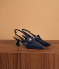 Escarpin Slingback Carlita marine