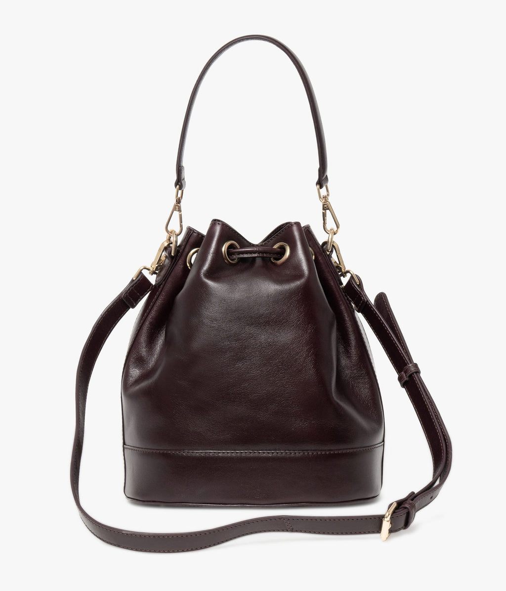 Sac seau Paulette pourpre