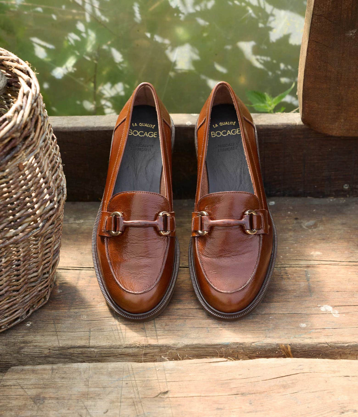 Mocassin Alania cognac