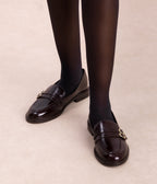 Mocassin Anya marron foncé