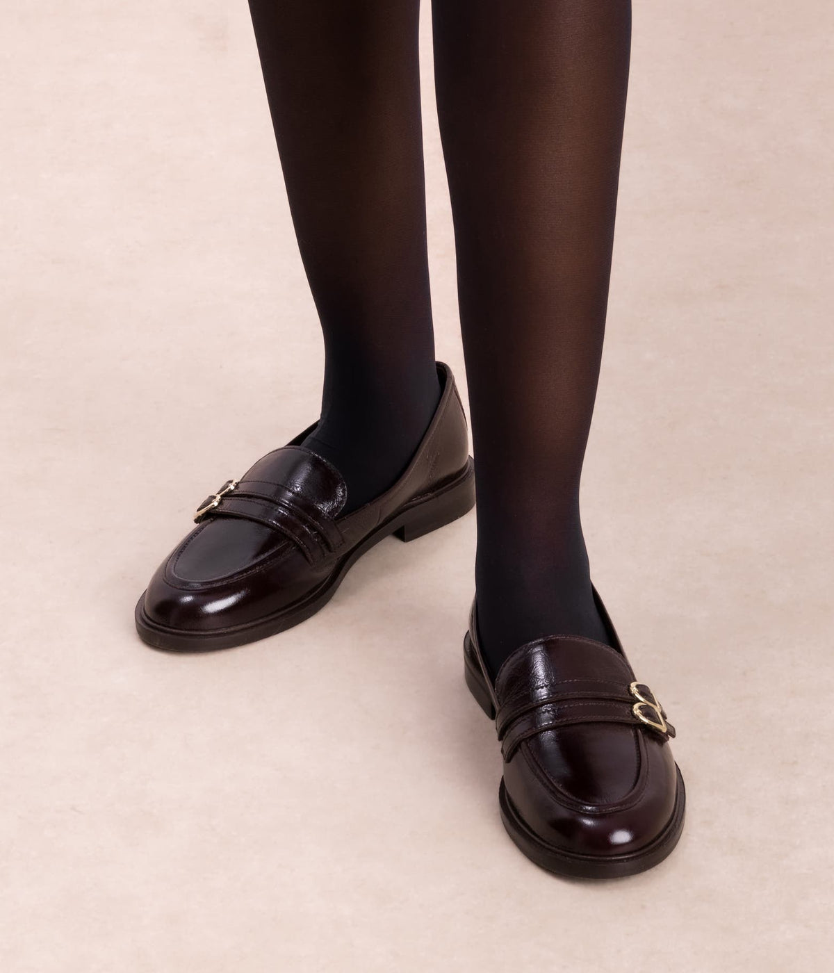 Mocassin Anya marron foncé