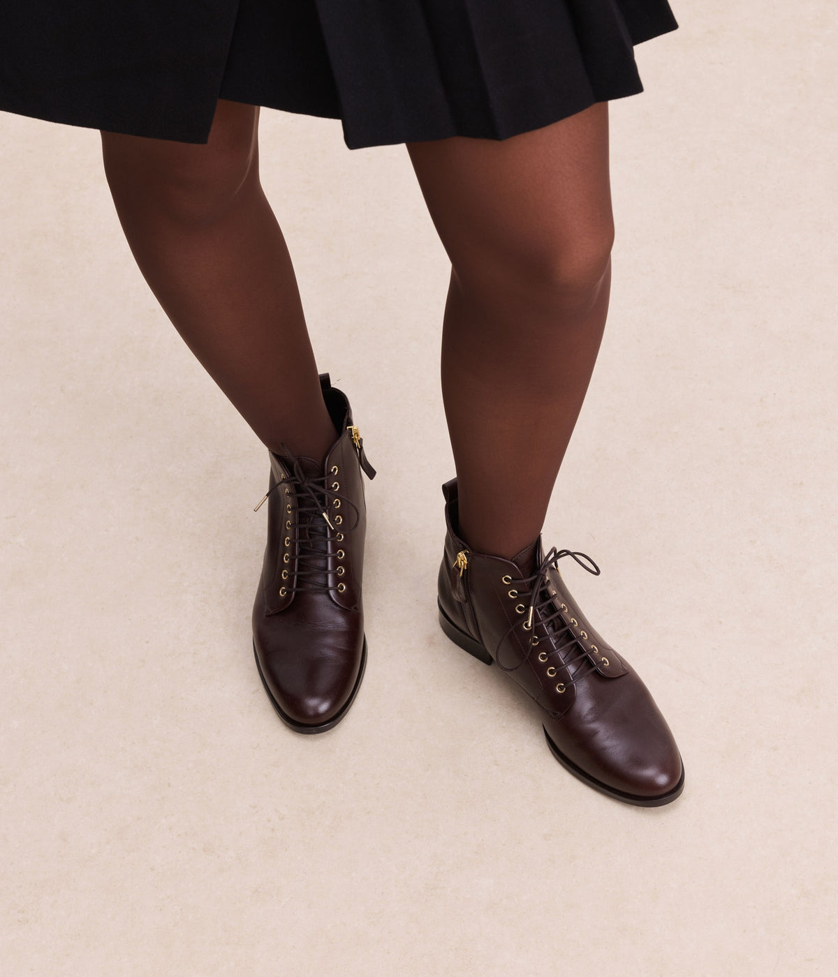 Low-boots Kaminara chocolat