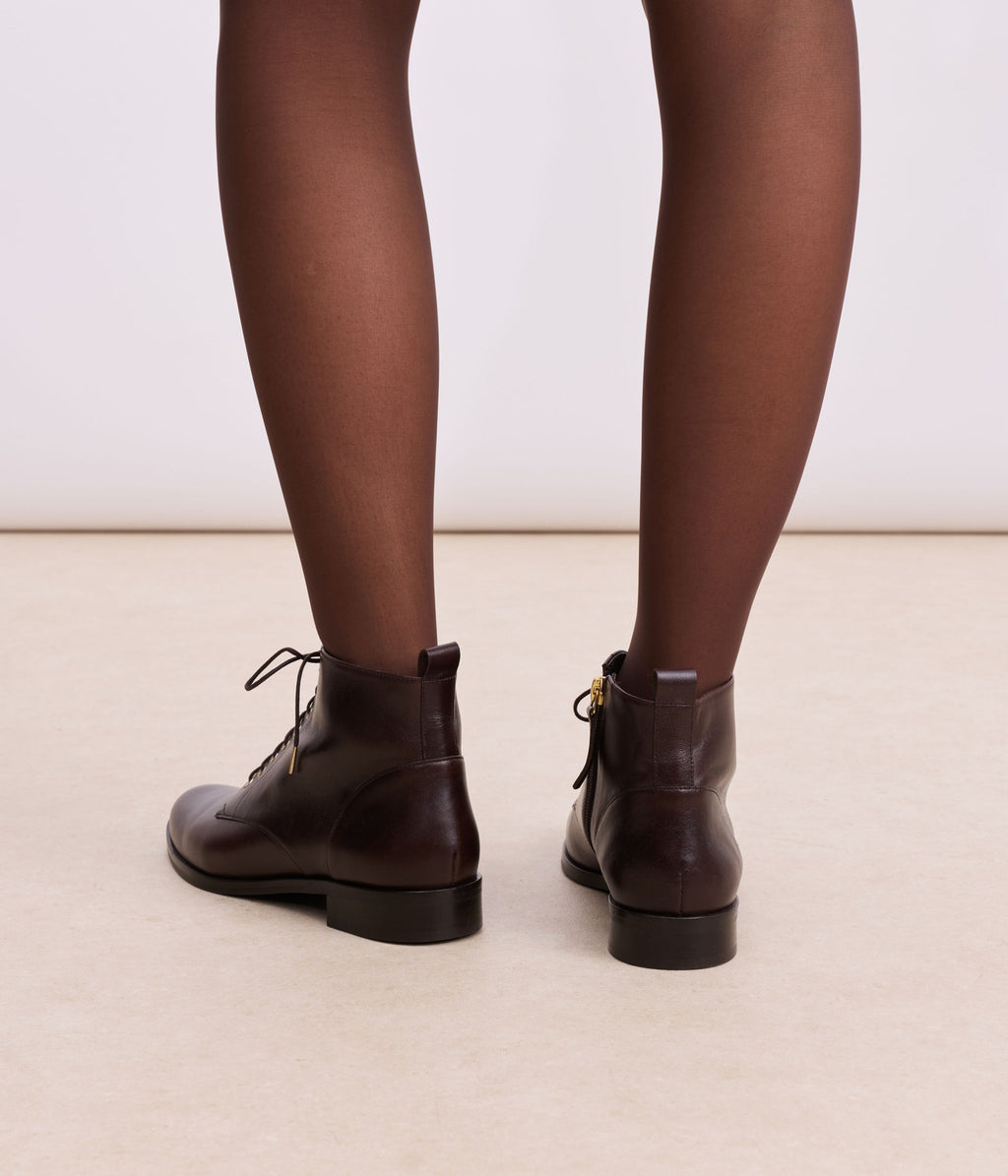 Low-boots Kaminara chocolat
