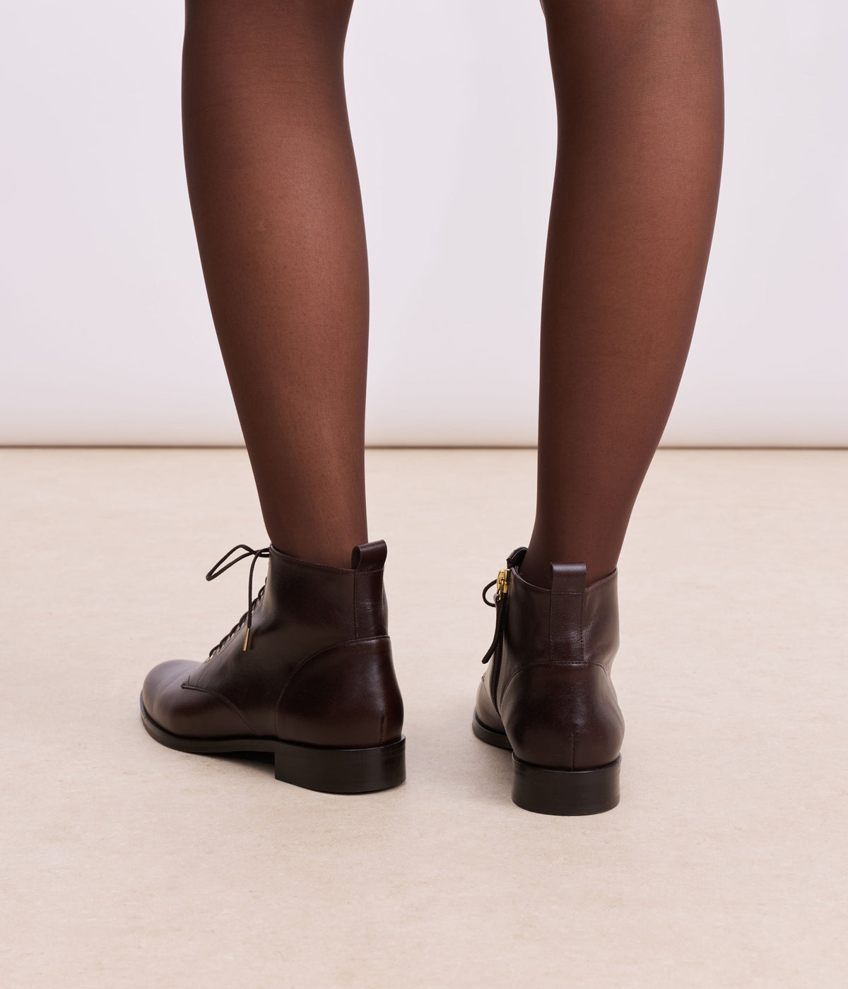 Low-boots Kaminara chocolat