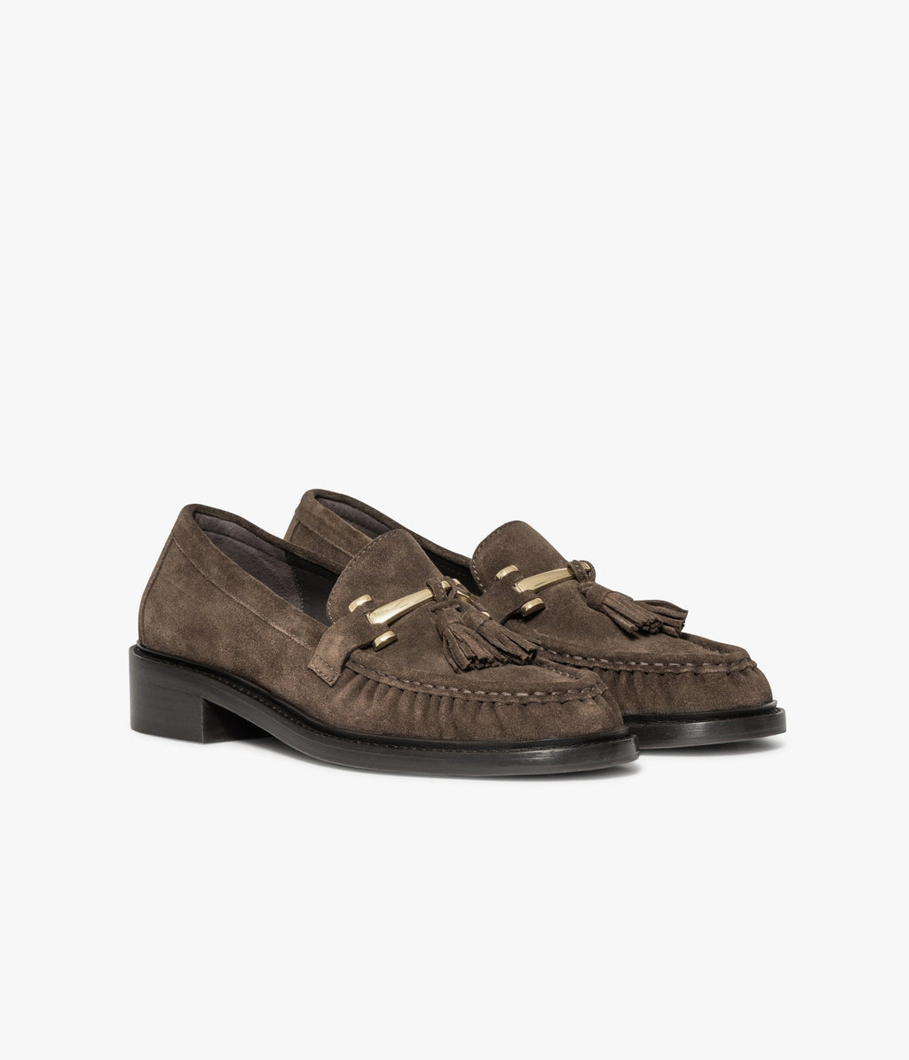 Mocassin Adina vert mousse