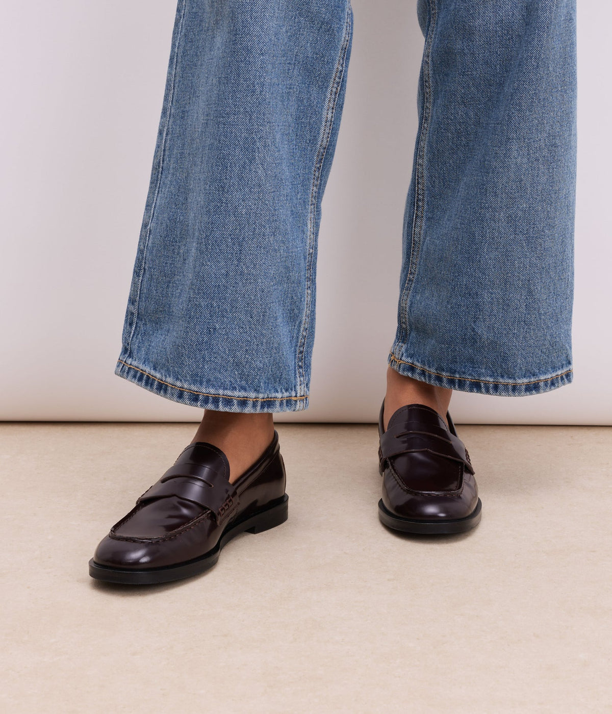 Mocassin Aida pourpre
