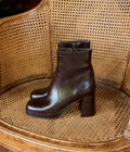 Boots Ezra marron foncé