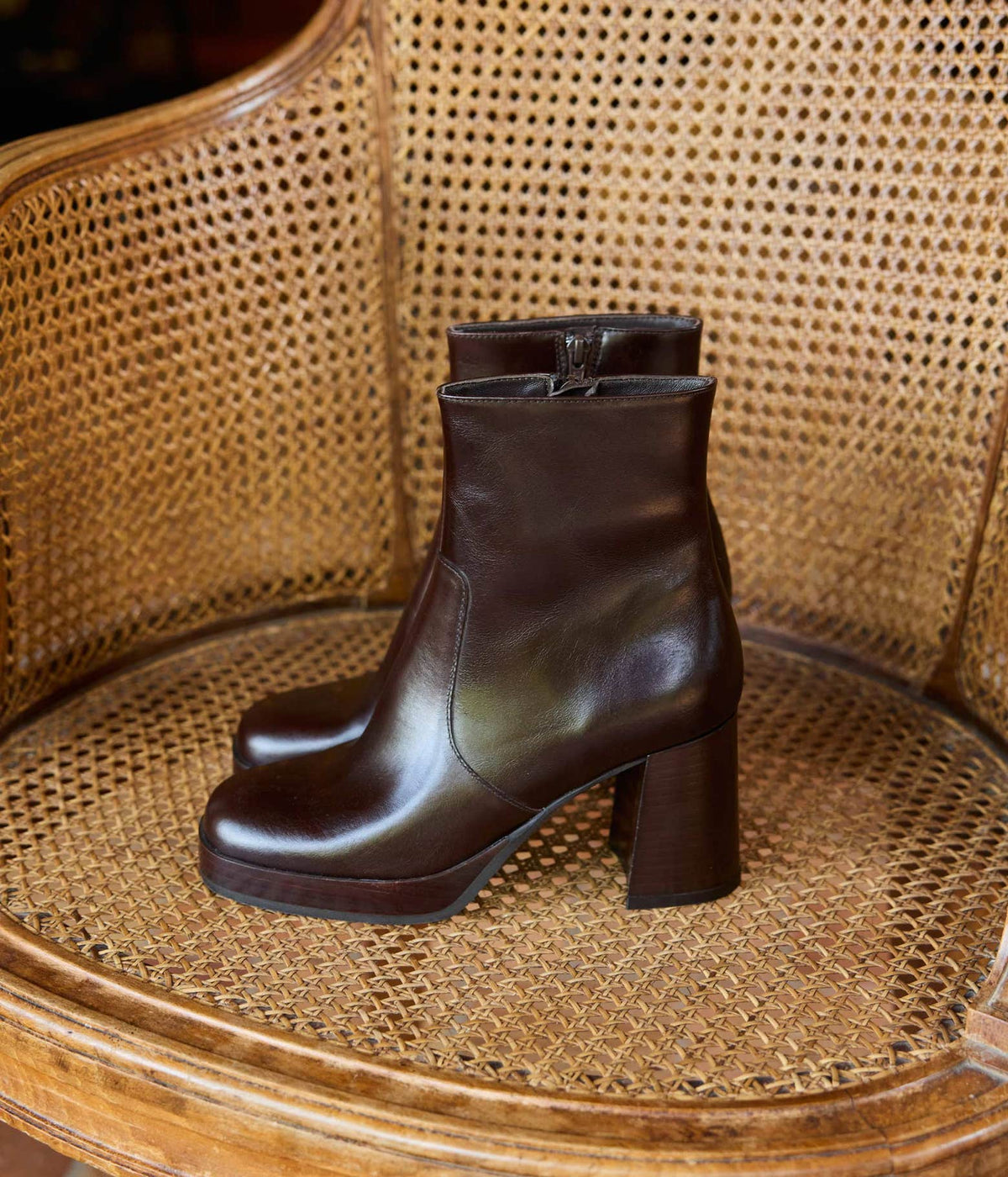 Boots Ezra marron foncé