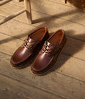 Chaussure bateau Levy cognac