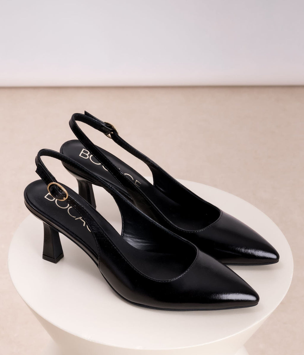 Escarpin Slingback Delphie noir