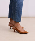 Escarpin Slingback Delia camel