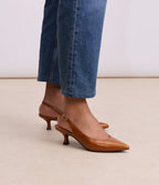 Escarpin Slingback Delia camel