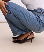 Escarpin Slingback Delia bordeaux