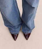 Escarpin Slingback Delia bordeaux