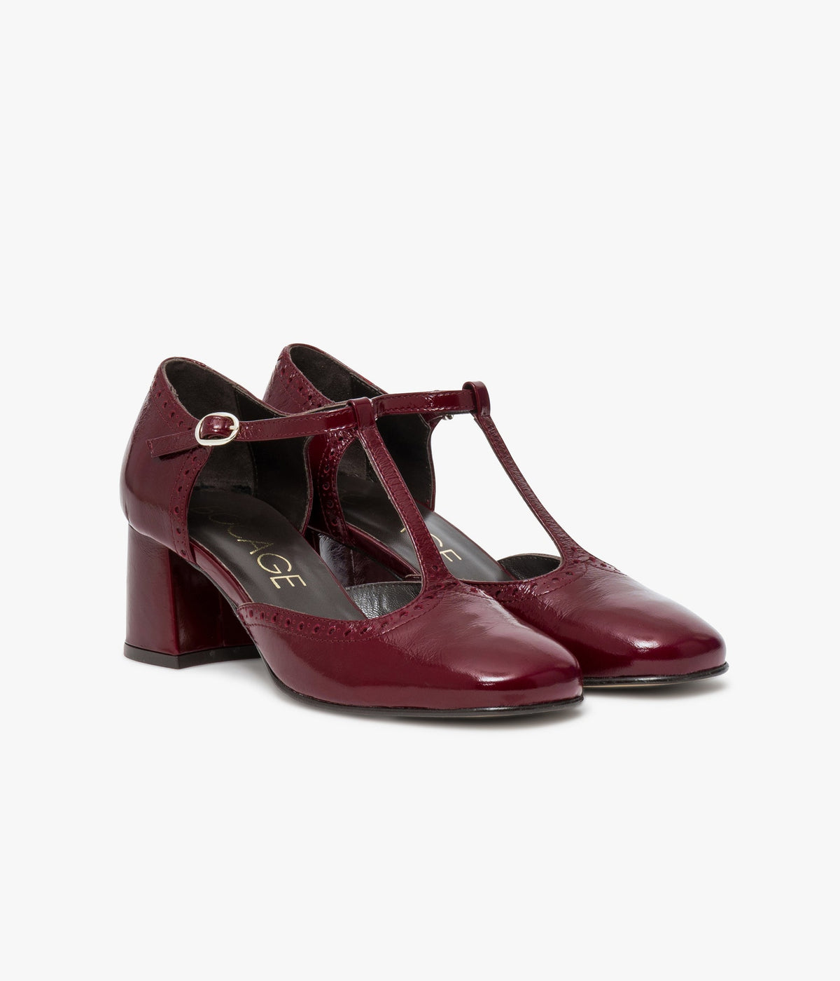 Escarpin Isadore rouge cerise