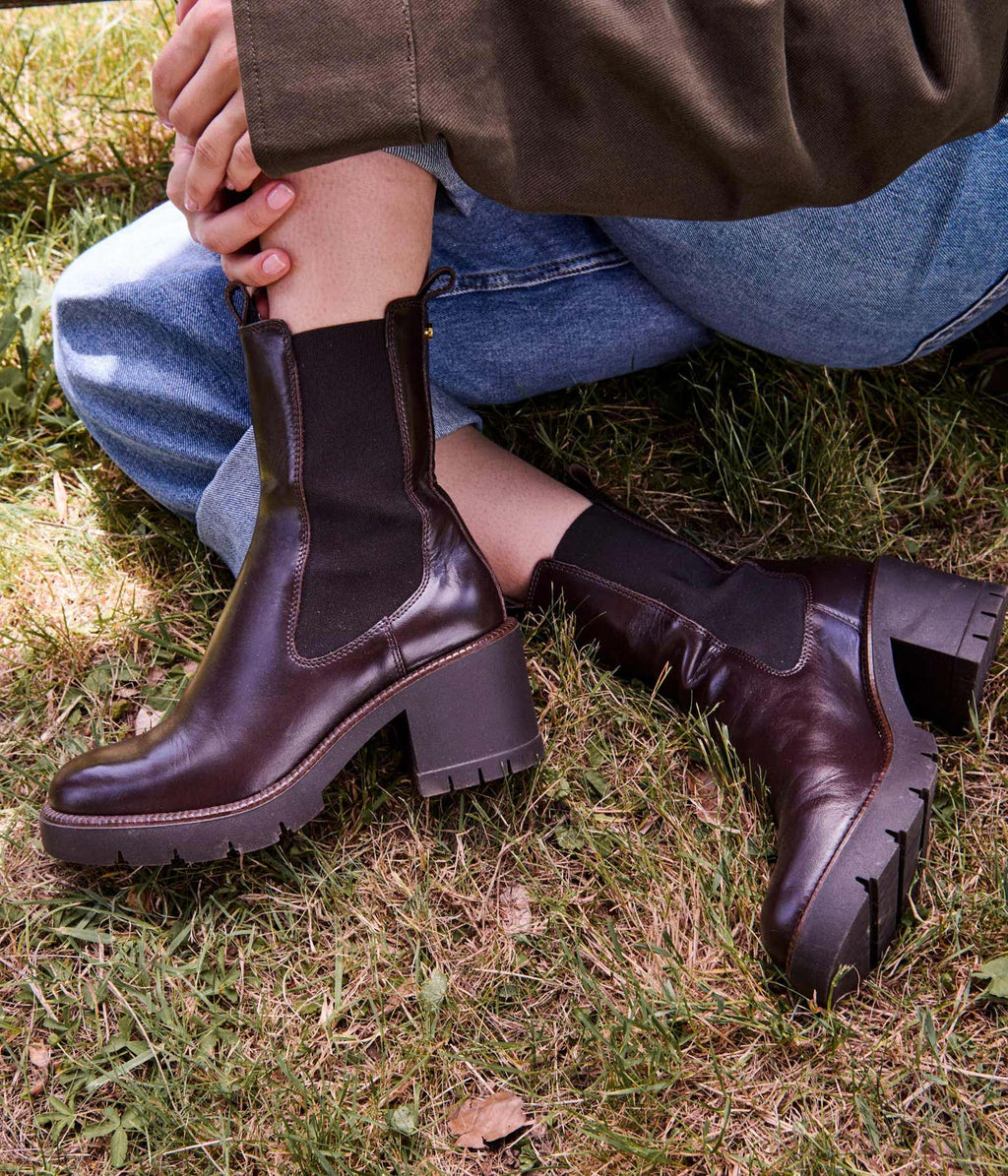 Chelsea boots Estelle marron foncé
