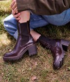 Chelsea boots Estelle marron foncé