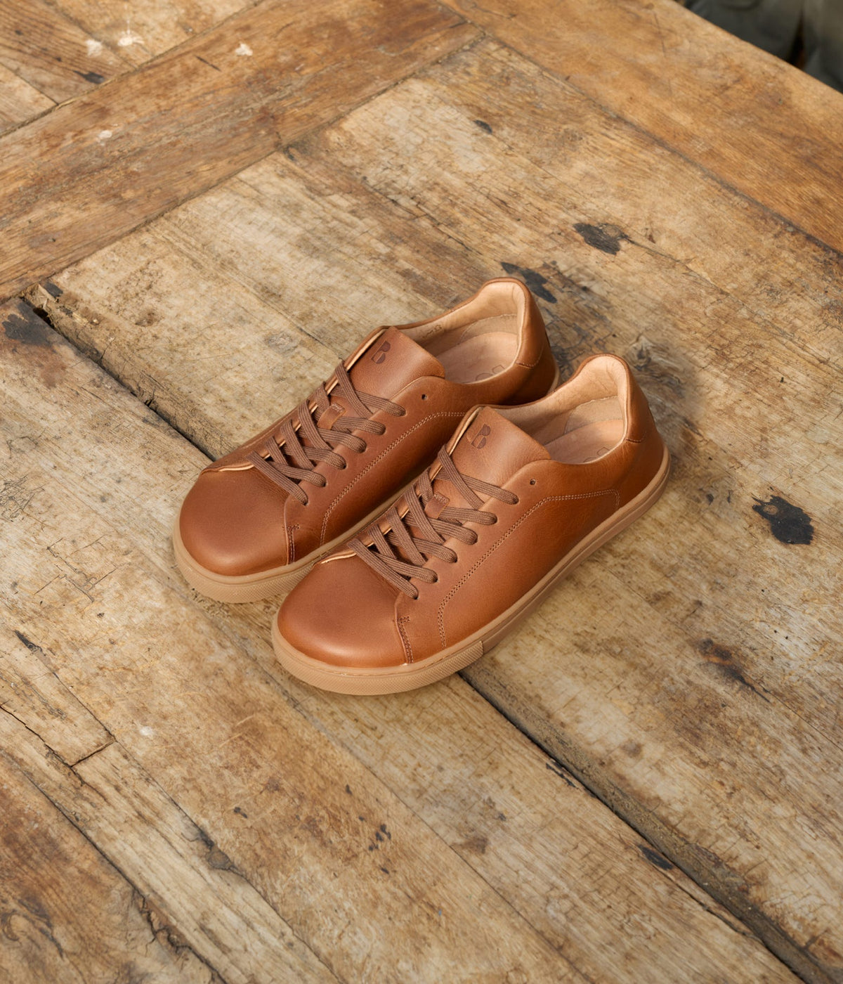 Baskets barefoot Talvo cognac