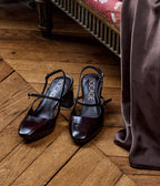 Escarpin Slingback Dulcie marron foncé