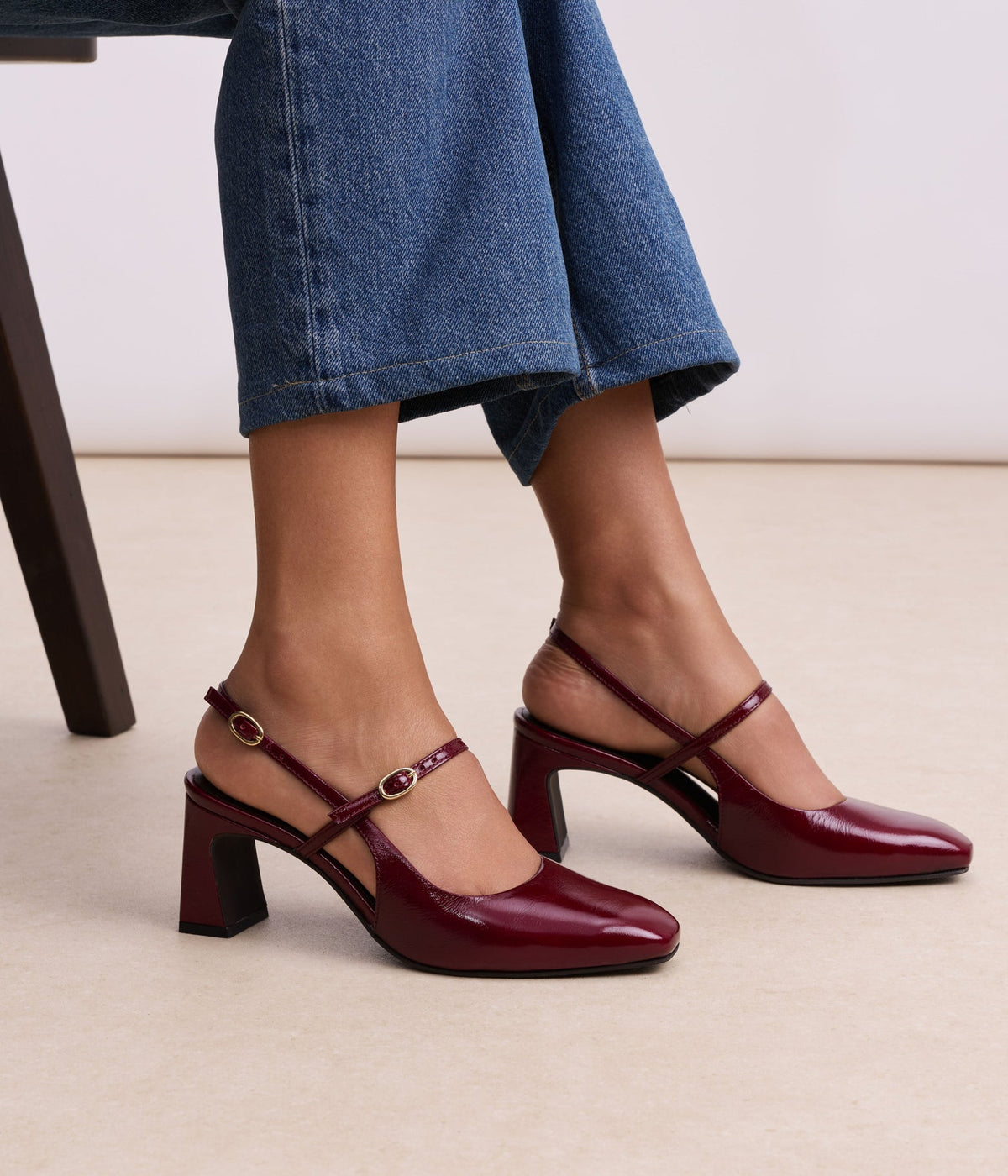 Escarpin Slingback Dulcie cerise