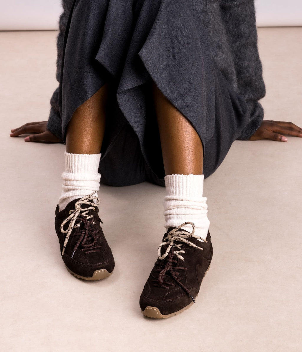 Basket Lucia marron foncé