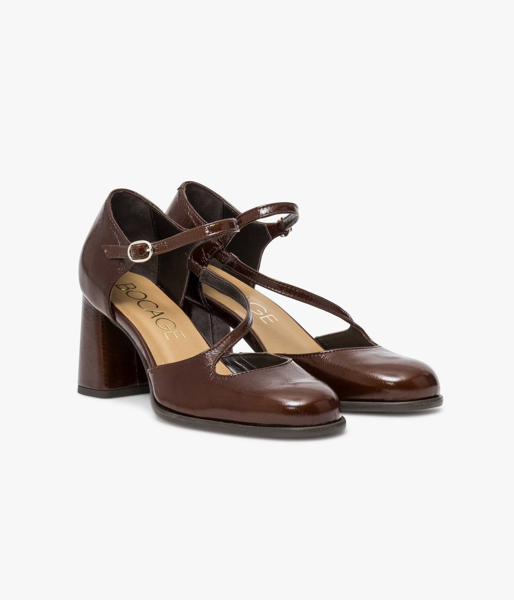 Escarpin Irène chocolat