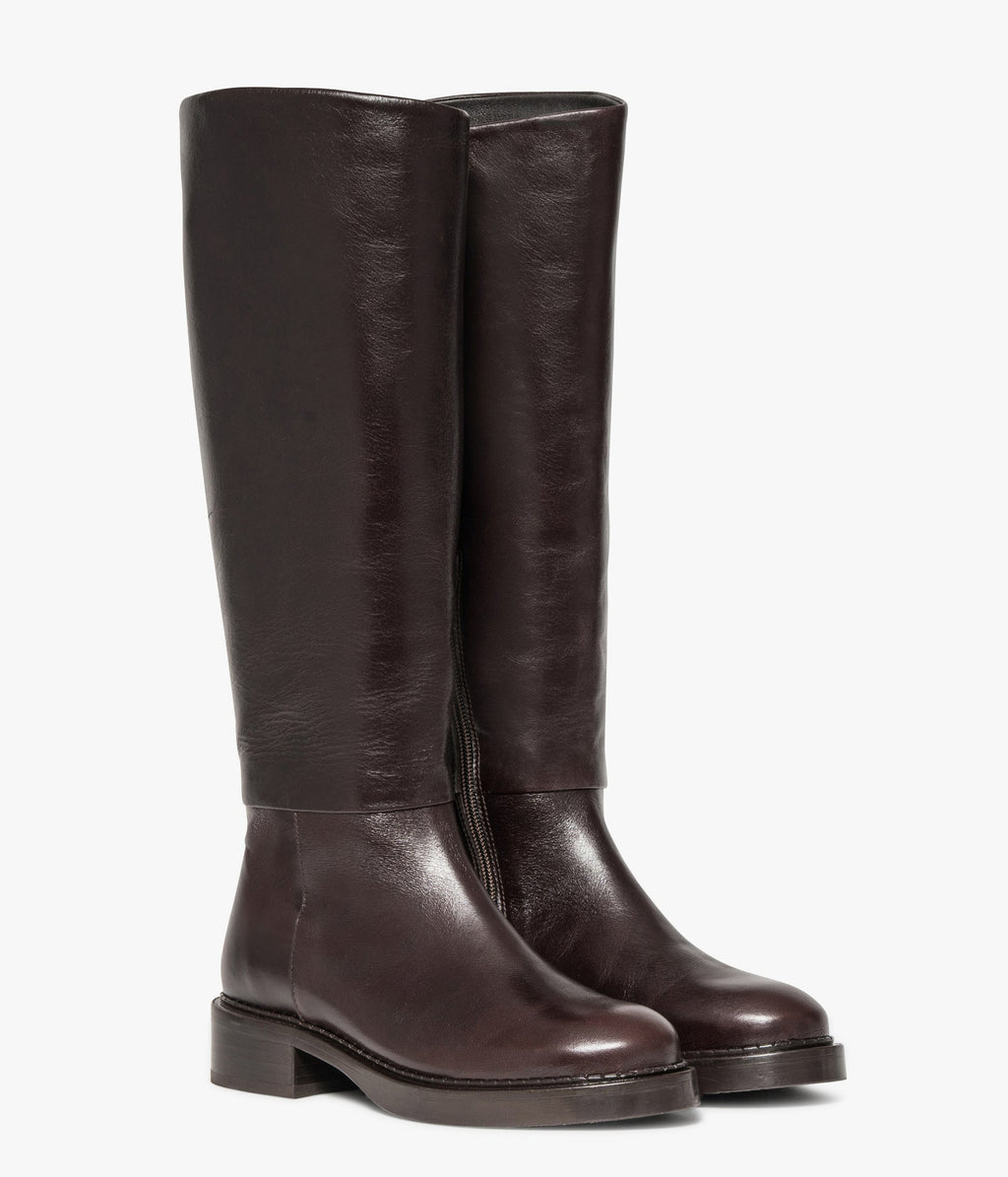Botte Valia marron foncé