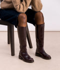 Botte Valia marron foncé