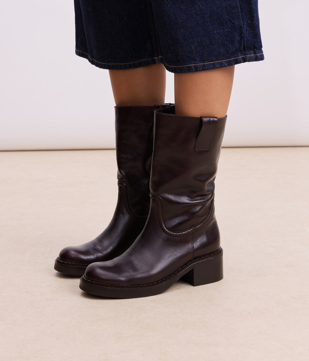 Botte Vitta marron foncé