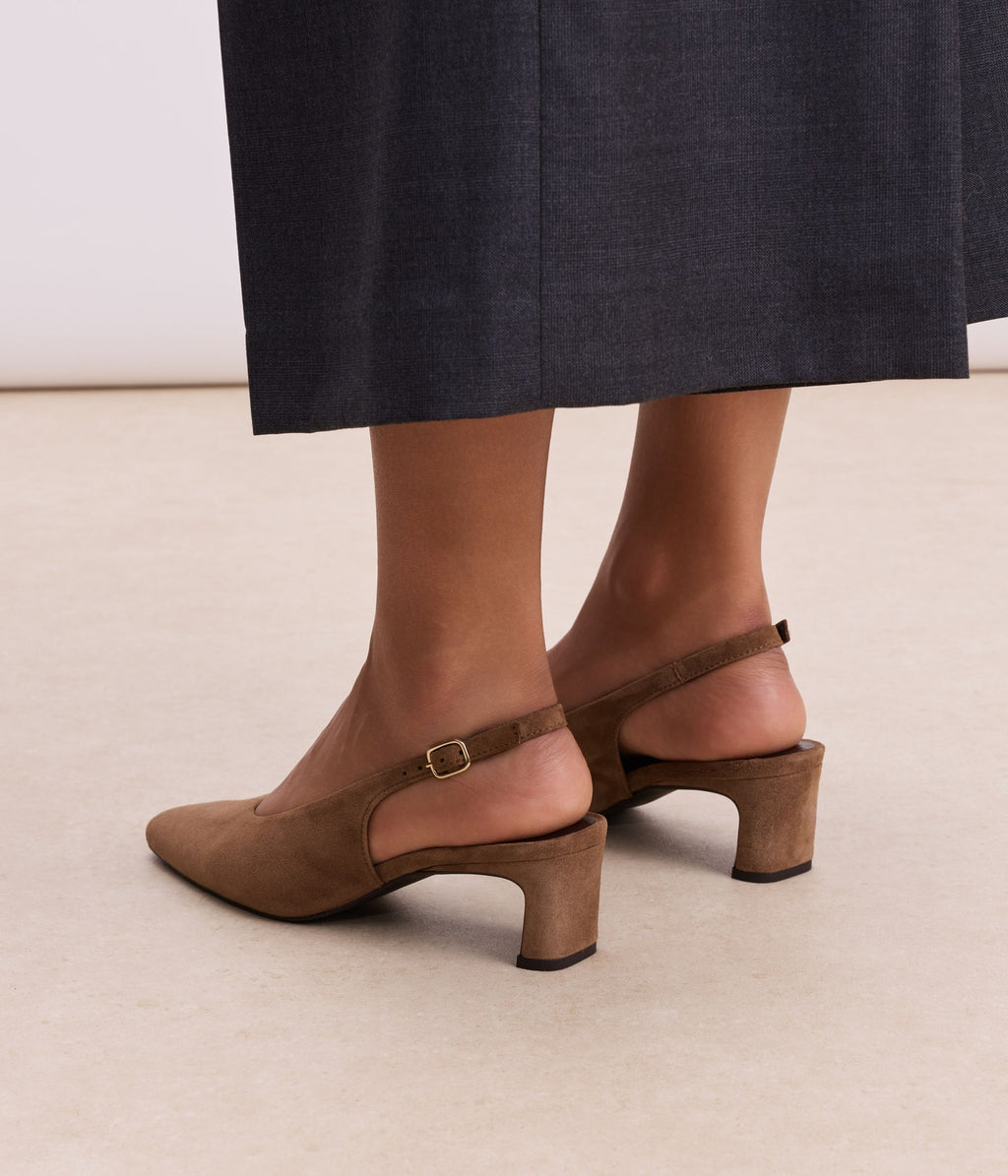 Escarpin Slingback Calista sable