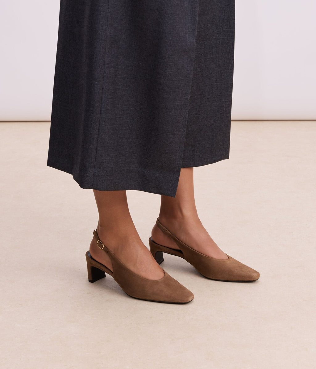 Escarpin Slingback Calista sable