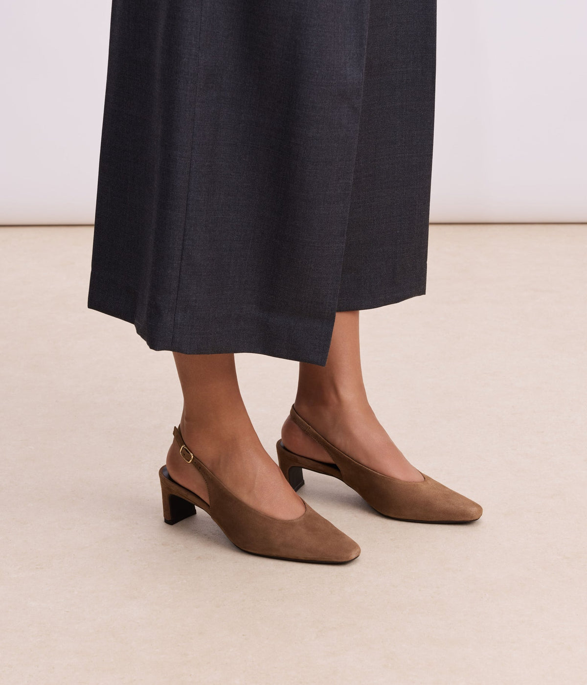 Escarpin Slingback Calista sable