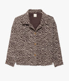 Veste Helsaa chocolat zébré