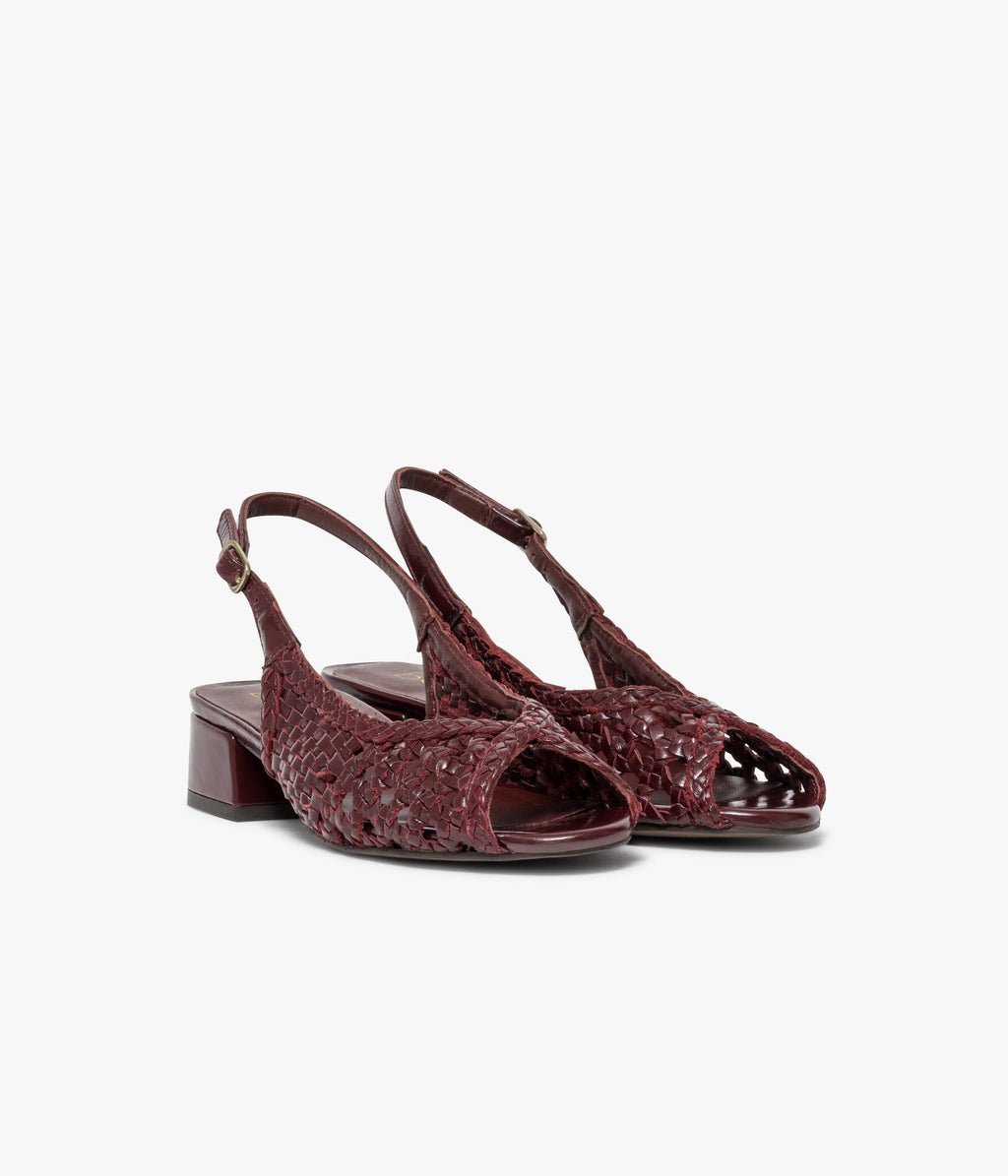Ballerine Slingback Sarah bordeaux