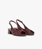 Ballerine Slingback Sarah bordeaux