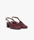 Escarpin Slingback Ditta bordeaux