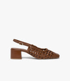 Escarpin Slingback Ditta camel
