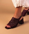Sandale Haya bordeaux
